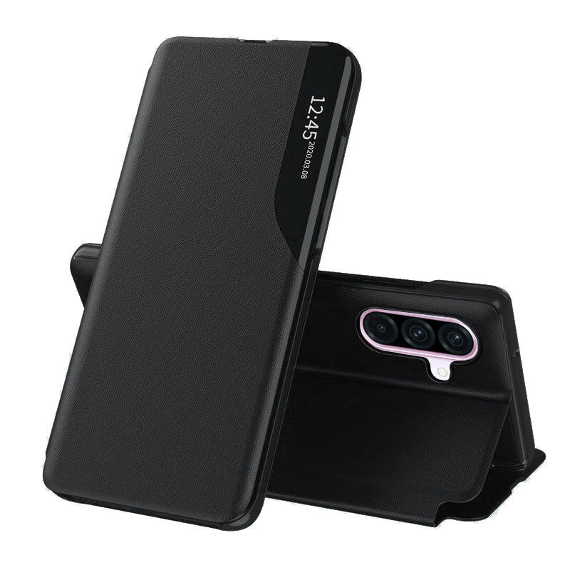 Puzdro pre Samsung Galaxy A56 A566, Techsuit, eFold, Čierne