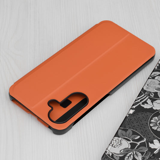 Obal na Samsung Galaxy A56 A566, Techsuit, eFold, Oranžový