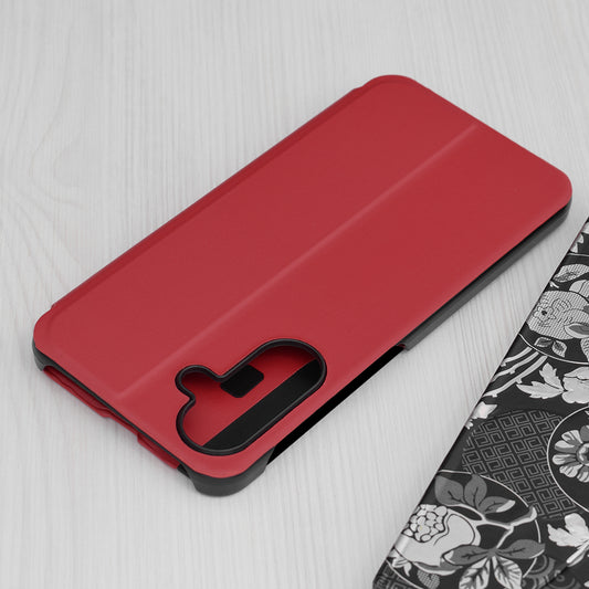 Puzdro pre Samsung Galaxy A56 A566, Techsuit, eFold, Červené