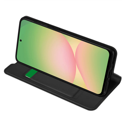 Puzdro pre Samsung Galaxy A56 A566, Techsuit, Magskin Book, Čierne