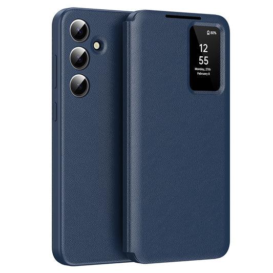 Obal na Samsung Galaxy A56 A566, Techsuit, SmartView, modrý