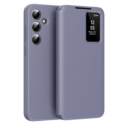 Puzdro pre Samsung Galaxy A56 A566, Techsuit, SmartView, Fialová