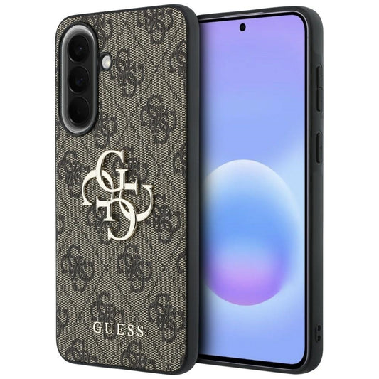 Puzdro pre Samsung Galaxy A57 5G, Guess, 4G Big Logo, Hnedé