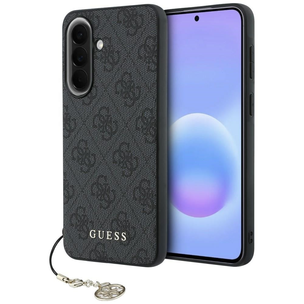 Puzdro na Samsung Galaxy A57 5G, Guess, 4G Classic Logo Charm, čierne