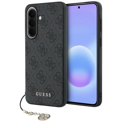 Puzdro na Samsung Galaxy A57 5G, Guess, 4G Classic Logo Charm, čierne