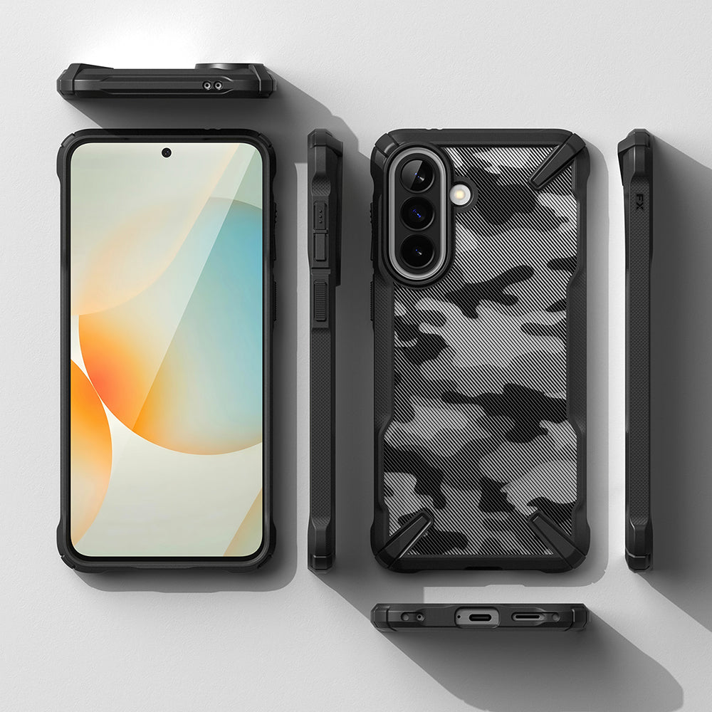 Puzdro pre Samsung Galaxy A57 5G, Ringke, Fusion X, Camouflage