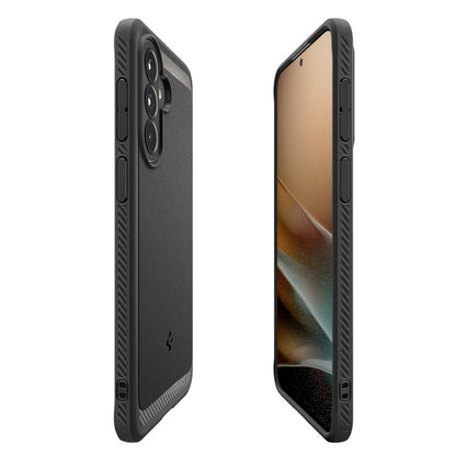 Puzdro pre Samsung Galaxy A57 5G, Spigen, Rugged Armor, Čierne ACS09794