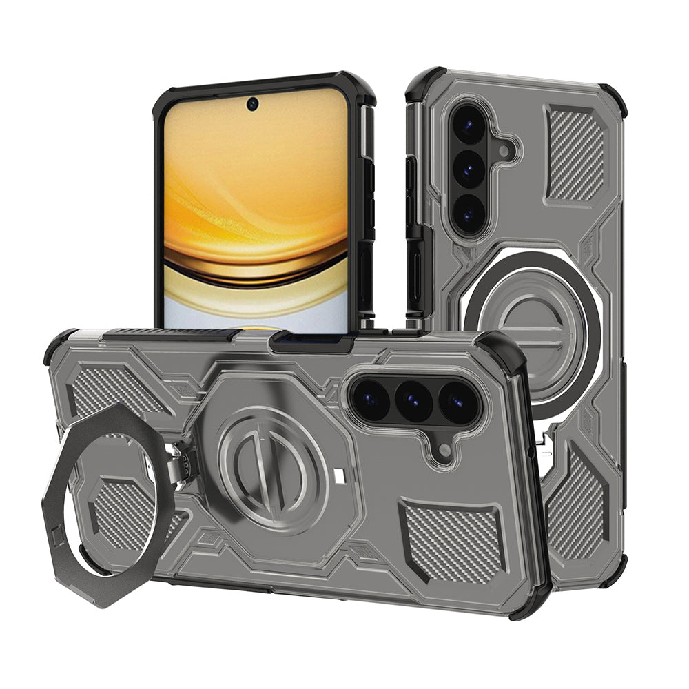 Puzdro pre Samsung Galaxy A57 5G, Techsuit, Carbon Shield Pro, Dymové