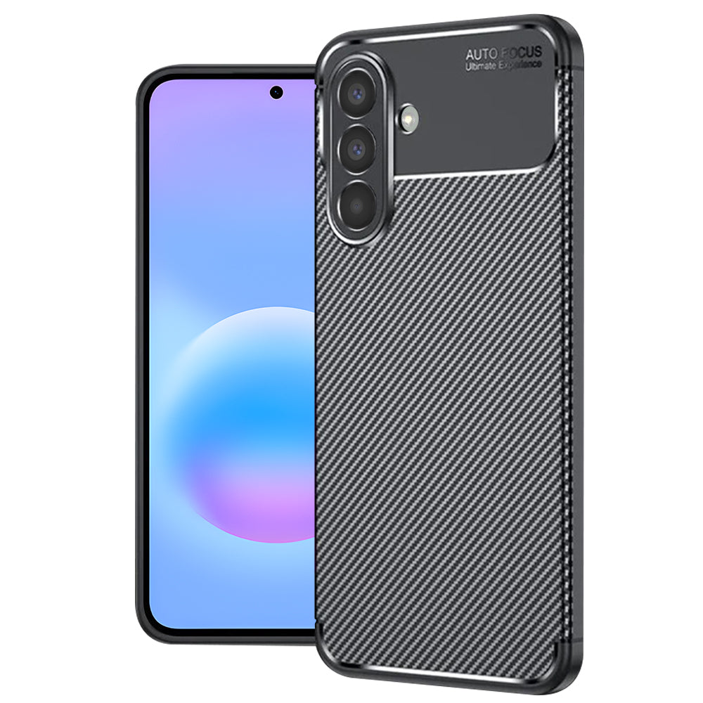 Puzdro pre Samsung Galaxy A57 5G, Techsuit, CarbonFiber, Čierne