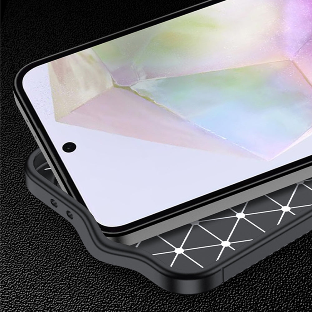Puzdro pre Samsung Galaxy A57 5G, Techsuit, CarbonFiber, Čierne