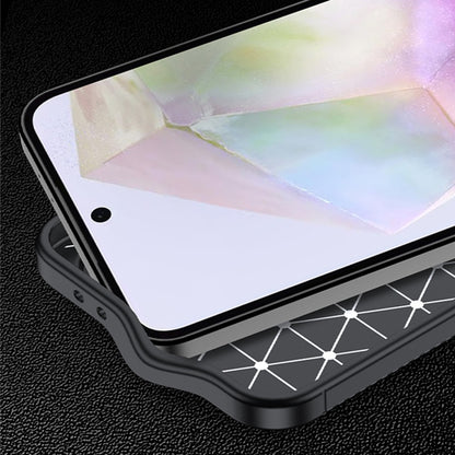 Puzdro pre Samsung Galaxy A57 5G, Techsuit, CarbonFiber, Čierne