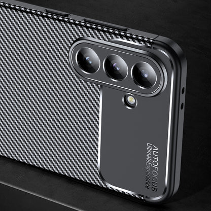 Puzdro pre Samsung Galaxy A57 5G, Techsuit, CarbonFiber, Čierne