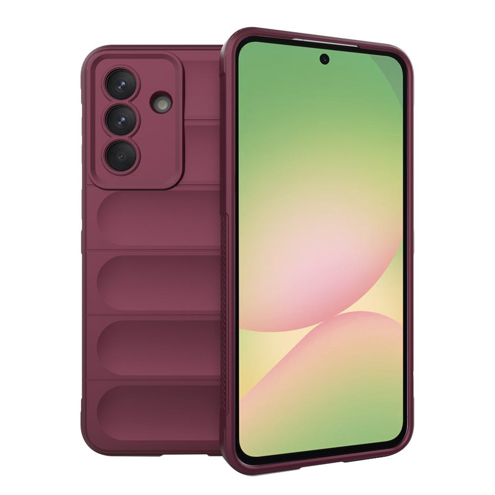 Puzdro pre Samsung Galaxy A57 5G, Techsuit, Magic Shield, Višňová