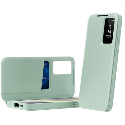 Puzdro pre Samsung Galaxy A57 5G, Techsuit, SmartView, Zelené