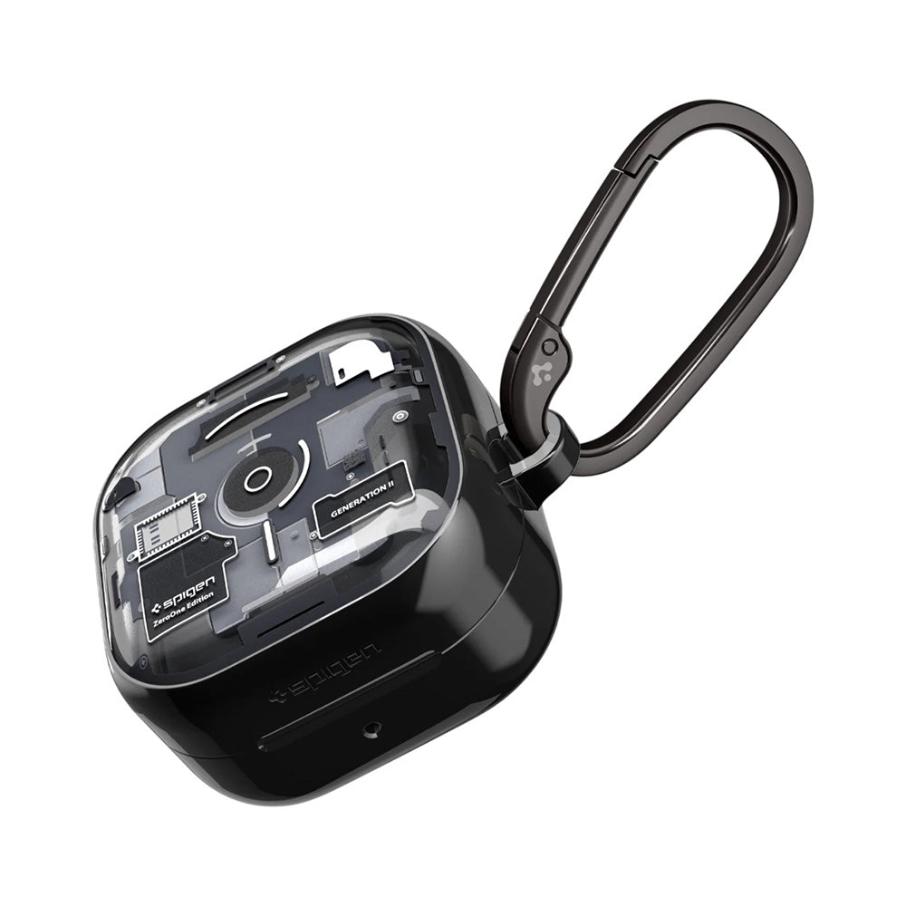 Obal na Samsung Galaxy Buds4 / Buds4 Pro, Spigen, Ultra Hybrid, čierny ACS11201