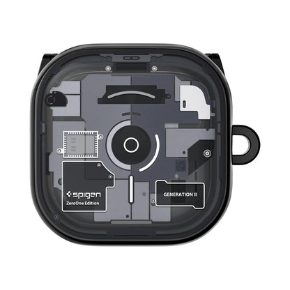 Obal na Samsung Galaxy Buds4 / Buds4 Pro, Spigen, Ultra Hybrid, čierny ACS11201
