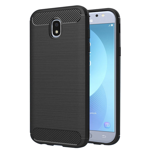 Obal na Samsung Galaxy J5 (2017) J530, Techsuit, Karbón, Čierny