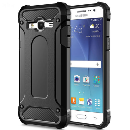 Puzdro pre Samsung Galaxy J5 J500, Techsuit, Hybrid Armor, Čierne