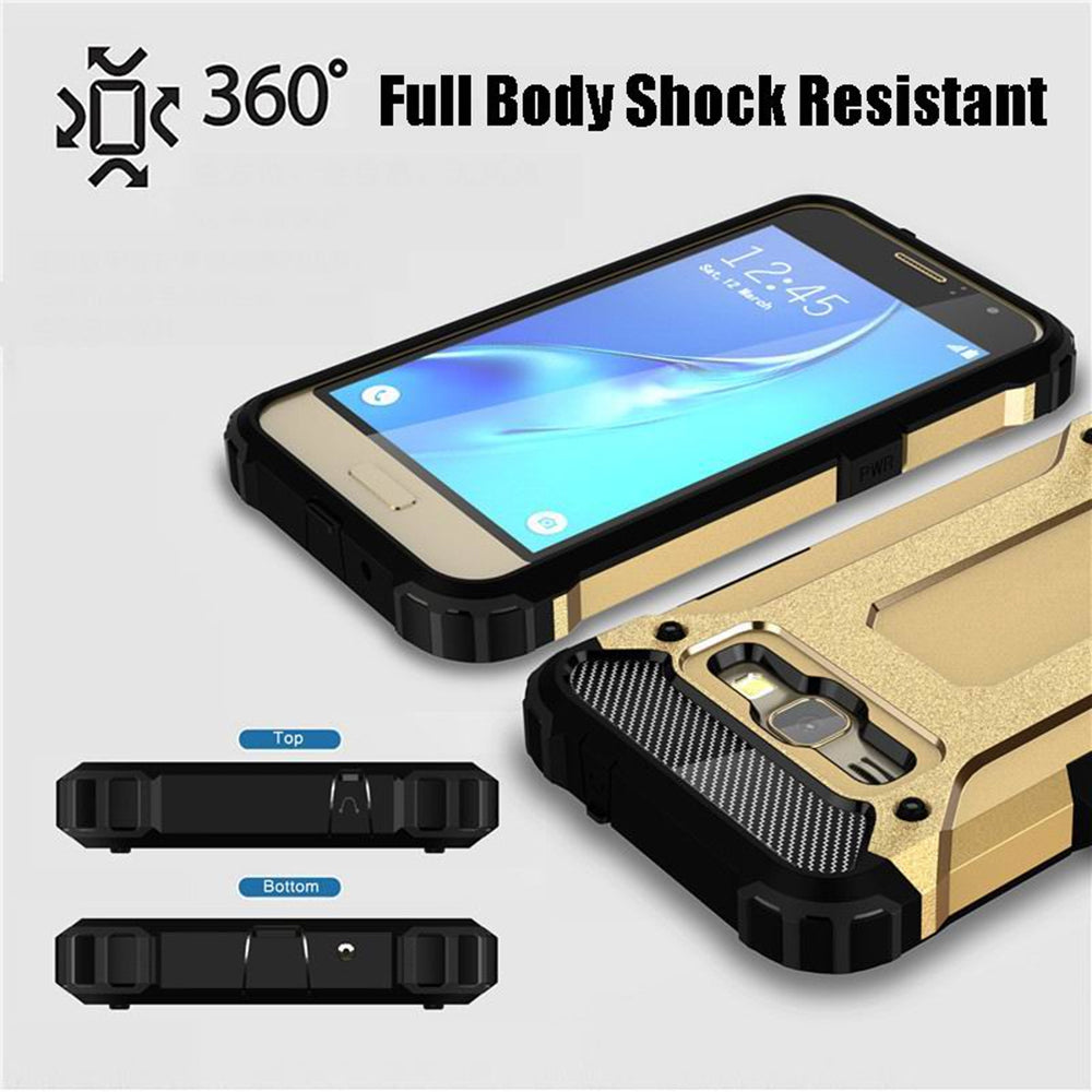 Puzdro pre Samsung Galaxy J5 J500, Techsuit, Hybrid Armor, Čierne