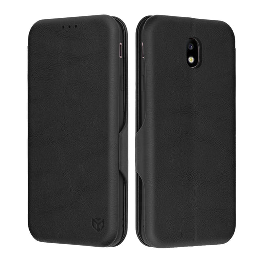 Puzdro pre Samsung Galaxy J7 (2017) J730, Techsuit, Safe Wallet Plus, Čierne