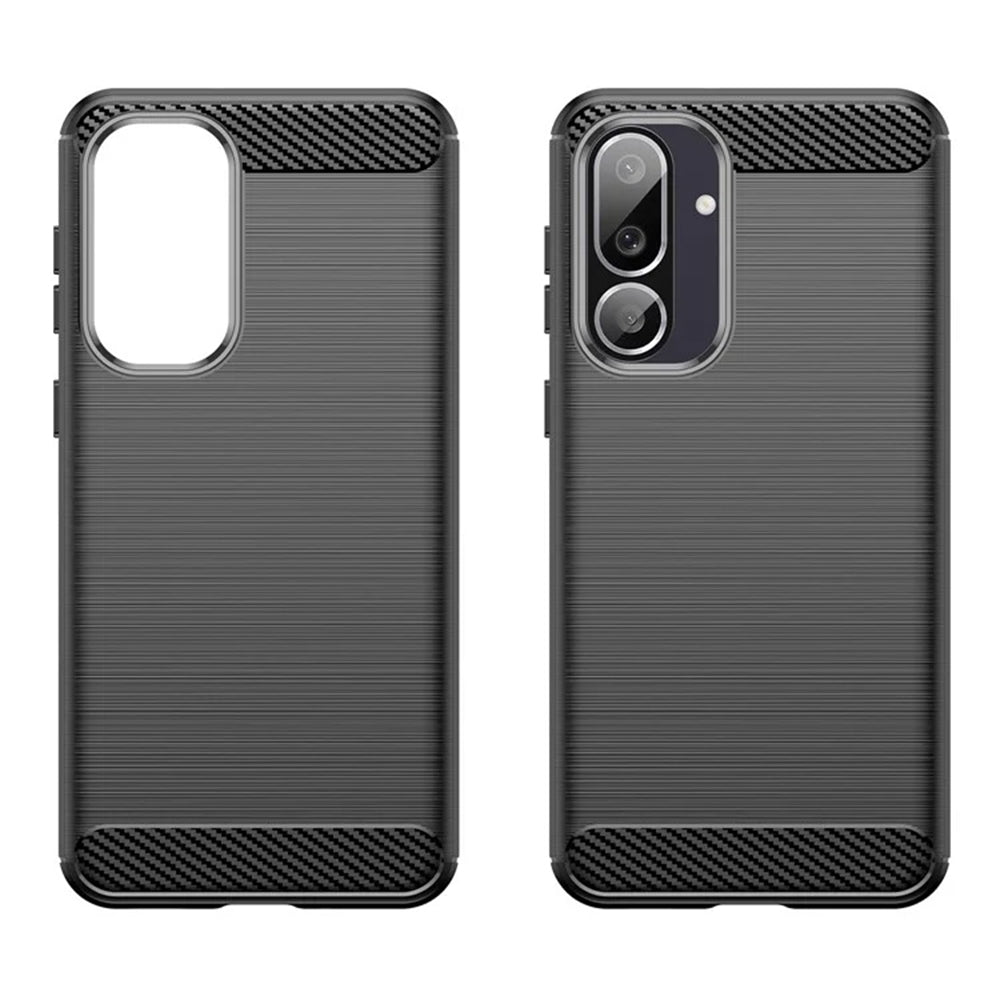 Obal na Samsung Galaxy M56 M566, Techsuit, Karbón, Čierny