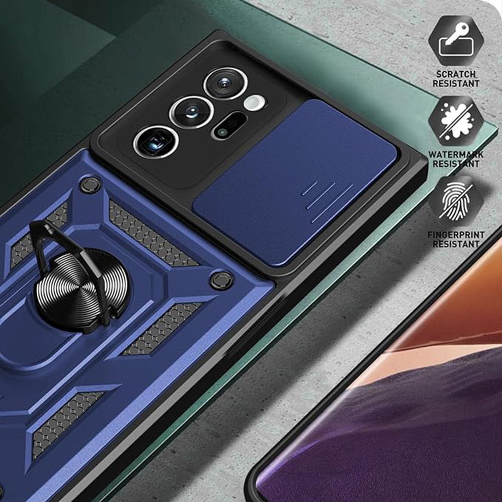 Puzdro pre Samsung Galaxy Note 20 5G N981 / Note 20 N980, Techsuit, CamShield, Čierne
