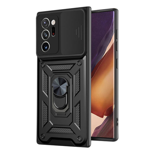 Puzdro pre Samsung Galaxy Note 20 Ultra 5G N986 / Note 20 Ultra N985, Techsuit, CamShield, Čierna