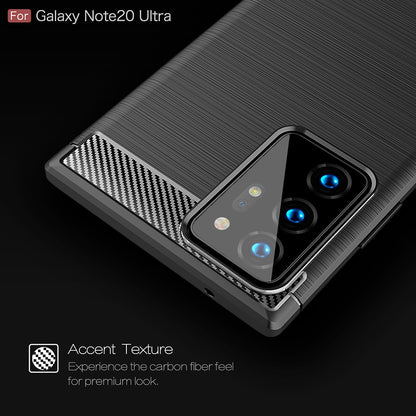 Case for Samsung Galaxy Note 20 Ultra 5G N986 / Note 20 Ultra N985, Techsuit, Carbon, Black