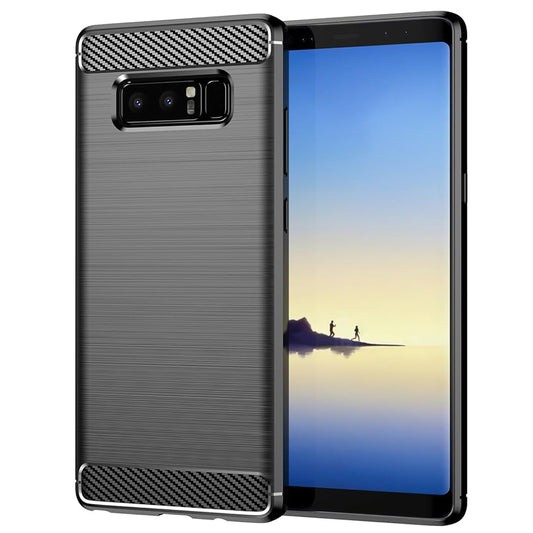 Puzdro pre Samsung Galaxy Note 8 N950, Techsuit, Karbón, Čierne