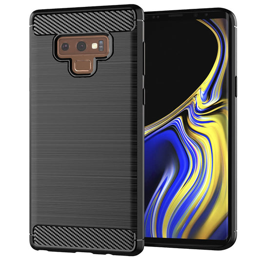 Puzdro pre Samsung Galaxy Note 9 N960, Techsuit, Karbón, Čierne