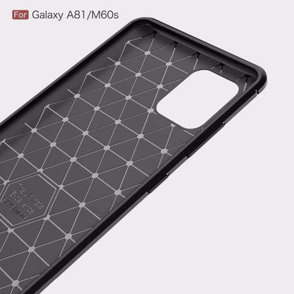 Puzdro pre Samsung Galaxy Note10 Lite N770, Techsuit, Karbón, Čierne