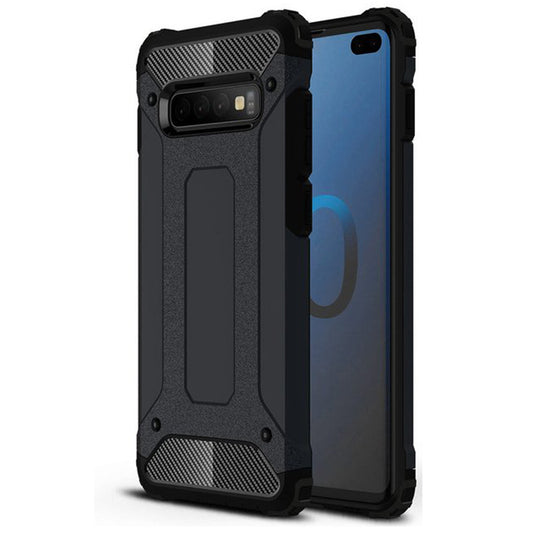 Puzdro pre Samsung Galaxy S10 G973, Techsuit, Hybrid Armor, Čierne