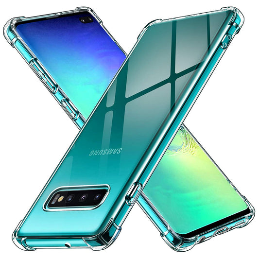 Puzdro pre Samsung Galaxy S10+ G975, Techsuit, Odolné proti nárazom, Priehľadné