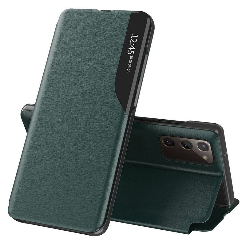 Puzdro pre Samsung Galaxy S20 FE 2022 G781 / S20 FE 5G G781 / S20 FE G780, Techsuit, eFold, Zelené