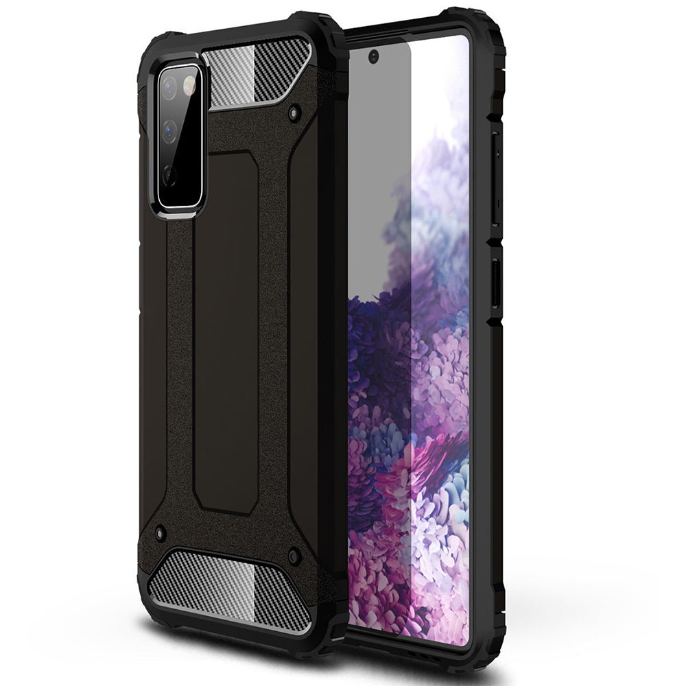 Puzdro pre Samsung Galaxy S20 FE 2022 G781 / S20 FE 5G G781 / S20 FE G780, Techsuit, Hybrid Armor, Čierne