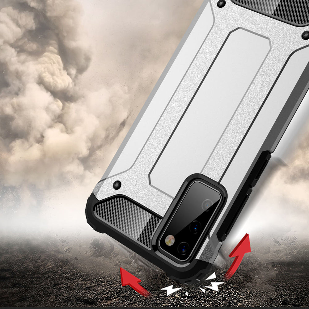 Puzdro pre Samsung Galaxy S20 FE 2022 G781 / S20 FE 5G G781 / S20 FE G780, Techsuit, Hybrid Armor, Čierne