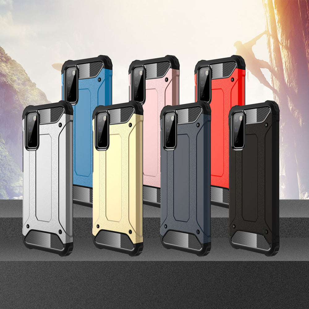 Puzdro pre Samsung Galaxy S20 FE 2022 G781 / S20 FE 5G G781 / S20 FE G780, Techsuit, Hybrid Armor, Čierne