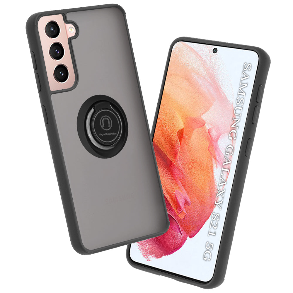 Puzdro pre Samsung Galaxy S21 5G G991, Techsuit, Glinth, Čierne