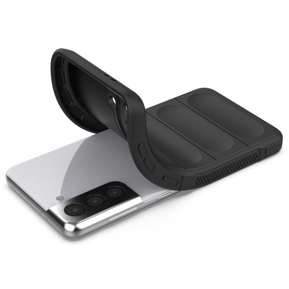Puzdro pre Samsung Galaxy S21 5G G991, Techsuit, Magic Shield, Čierne