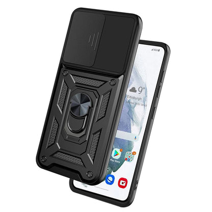 Puzdro pre Samsung Galaxy S21 FE 5G G990, Techsuit, CamShield, Čierne