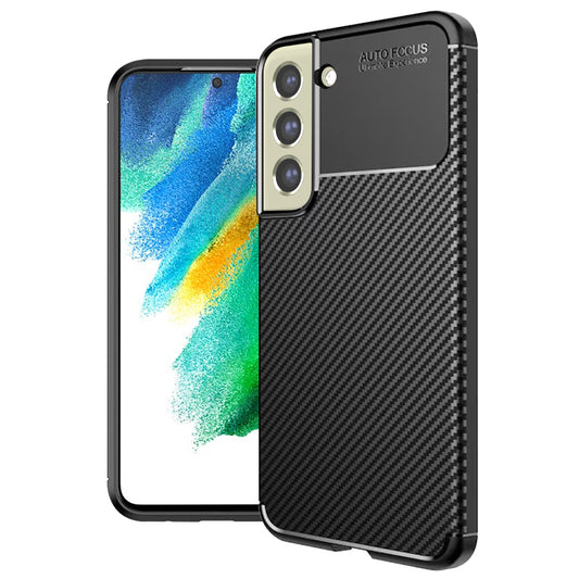 Puzdro pre Samsung Galaxy S21 FE 5G G990, Techsuit, CarbonFiber, Čierne