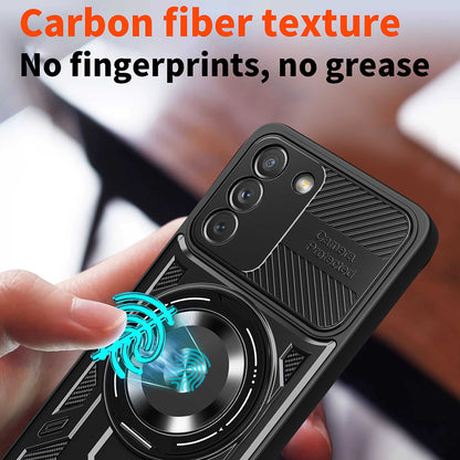 Puzdro pre Samsung Galaxy S21 FE 5G G990, Techsuit, RuggedCam, Modré