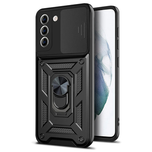 Puzdro pre Samsung Galaxy S21+ 5G G996, Techsuit, CamShield, Čierne