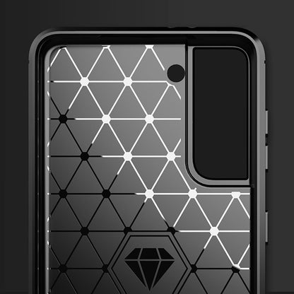 Puzdro pre Samsung Galaxy S21+ 5G G996, Techsuit, Karbón, Čierne