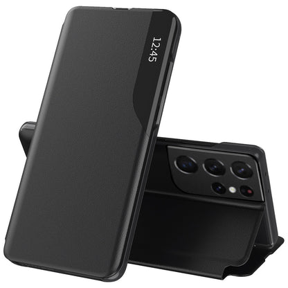Puzdro pre Samsung Galaxy S21 Ultra 5G G998, Techsuit, eFold, Čierne