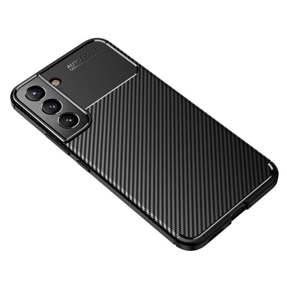 Puzdro pre Samsung Galaxy S22 5G S901, Techsuit, CarbonFiber, Čierne