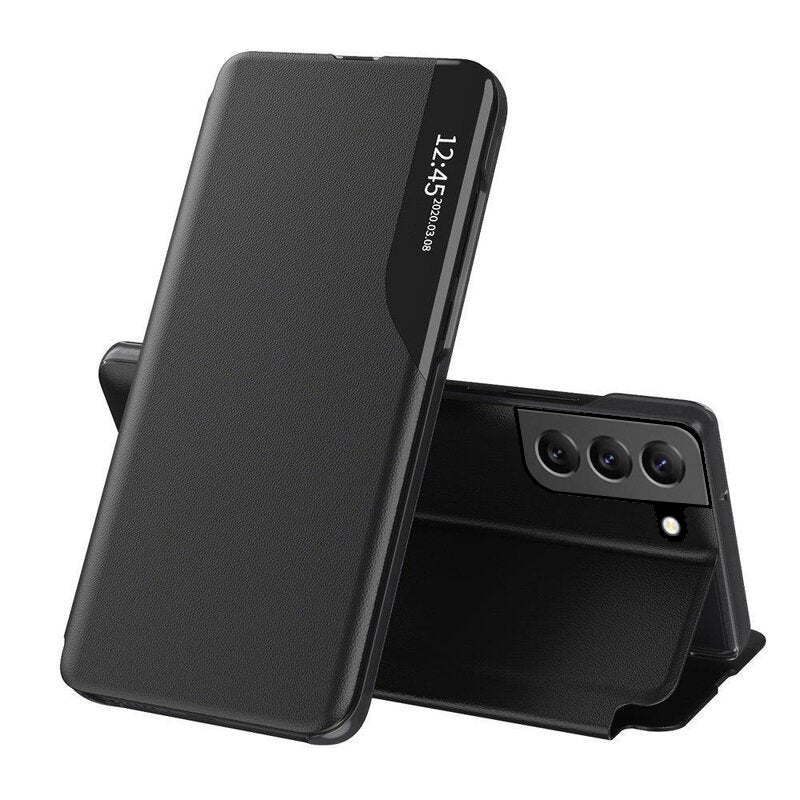 Puzdro pre Samsung Galaxy S22+ 5G S906, Techsuit, eFold, Čierne