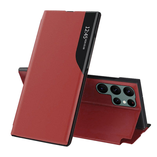 Puzdro pre Samsung Galaxy S22 Ultra 5G S908, Techsuit, eFold, Červené