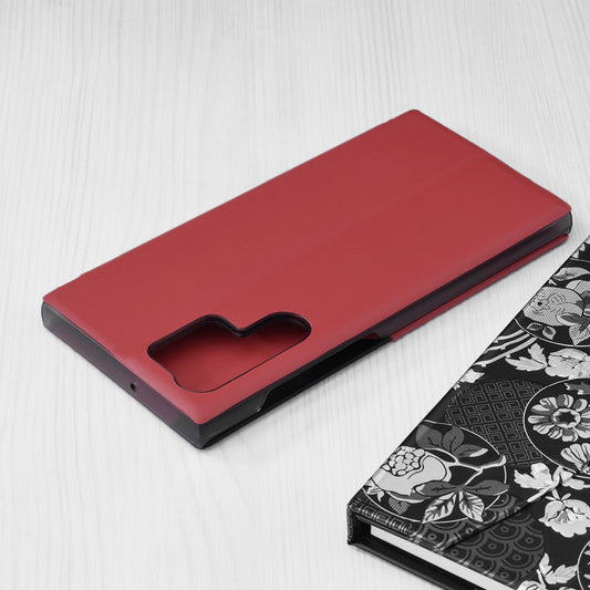 Puzdro pre Samsung Galaxy S22 Ultra 5G S908, Techsuit, eFold, Červené