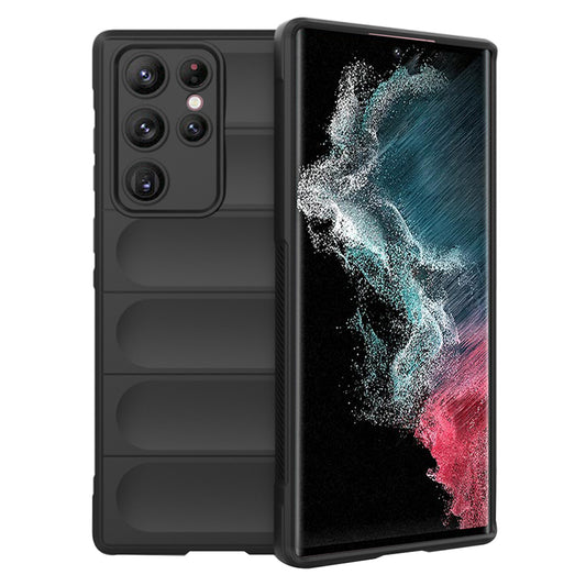 Puzdro pre Samsung Galaxy S22 Ultra 5G S908, Techsuit, Magic Shield, Čierne
